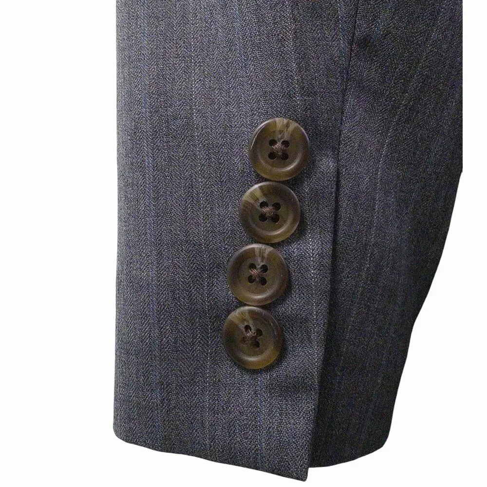 Lauren Ralph Lauren Men’s Sport Coat / Blazer 44R Gray Pinstripe Wool Cashmere